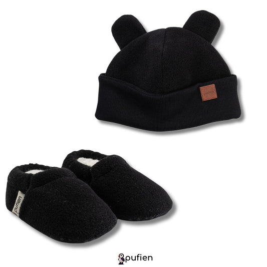 Siyah Bere & Siyah Polar Patik