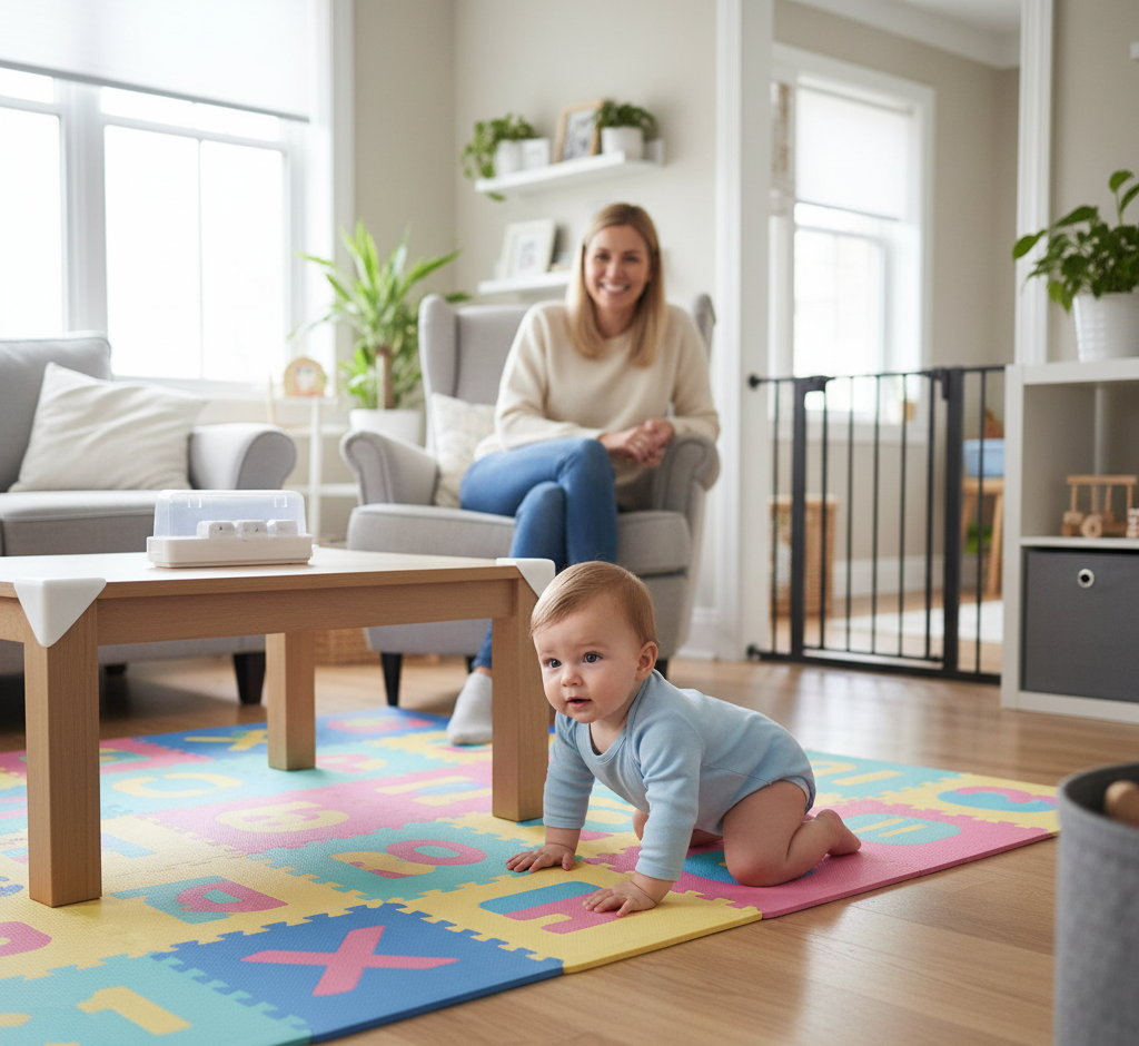 Evde Bebeğiniz İçin Güvenliği Artırmanın Yolları