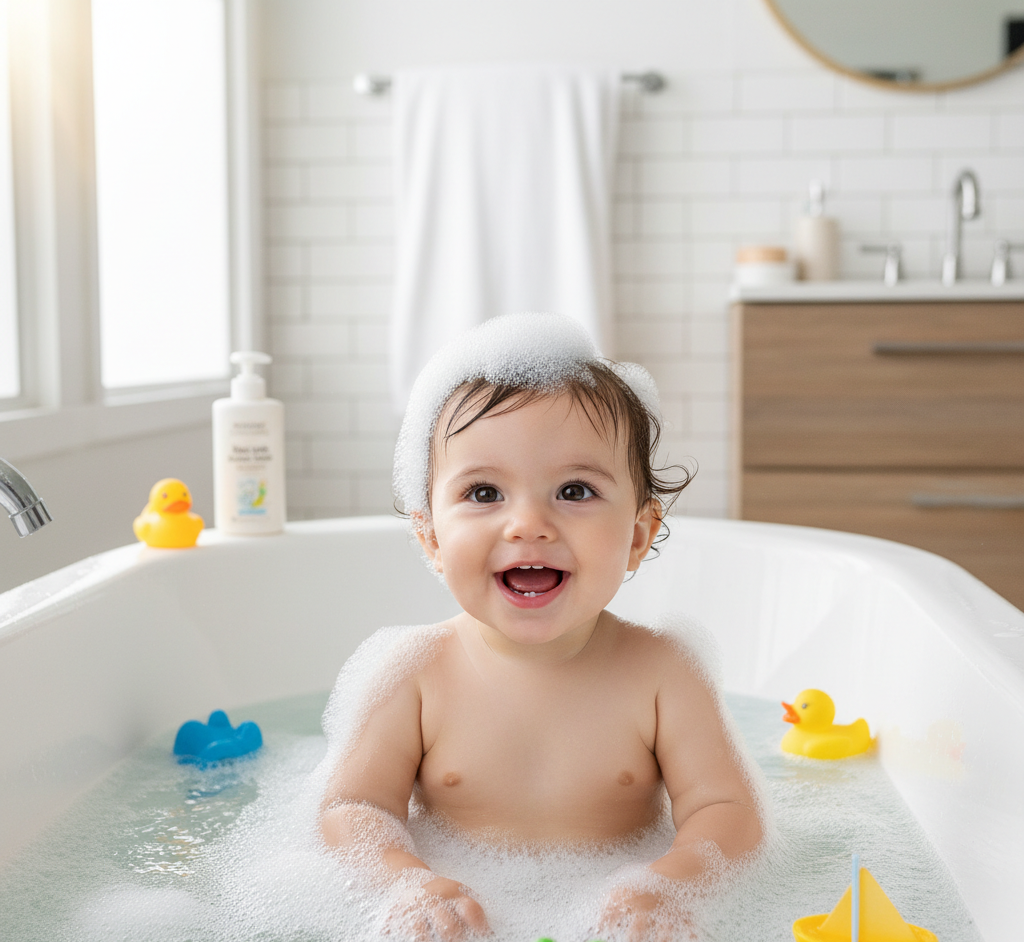 Bebeğinizin Banyosunu Eğlenceli Hale Getirmenin Yolları