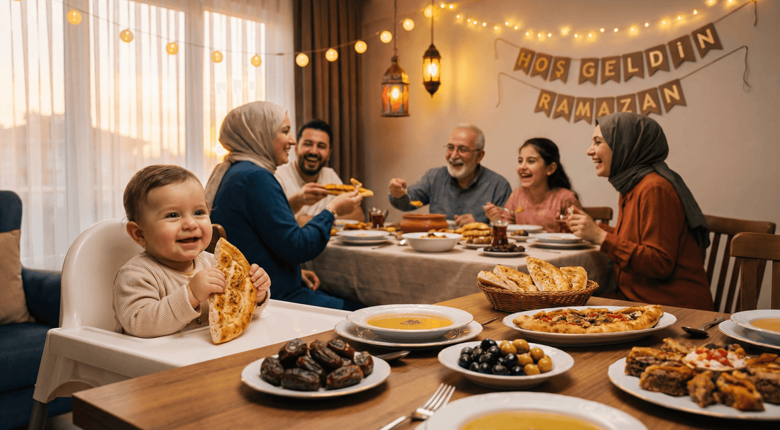 Ramazan’da Bebek Bakımı 🌙 : Misafir, Geç Yatma ve Gürültü Bebeği Etkiler mi?