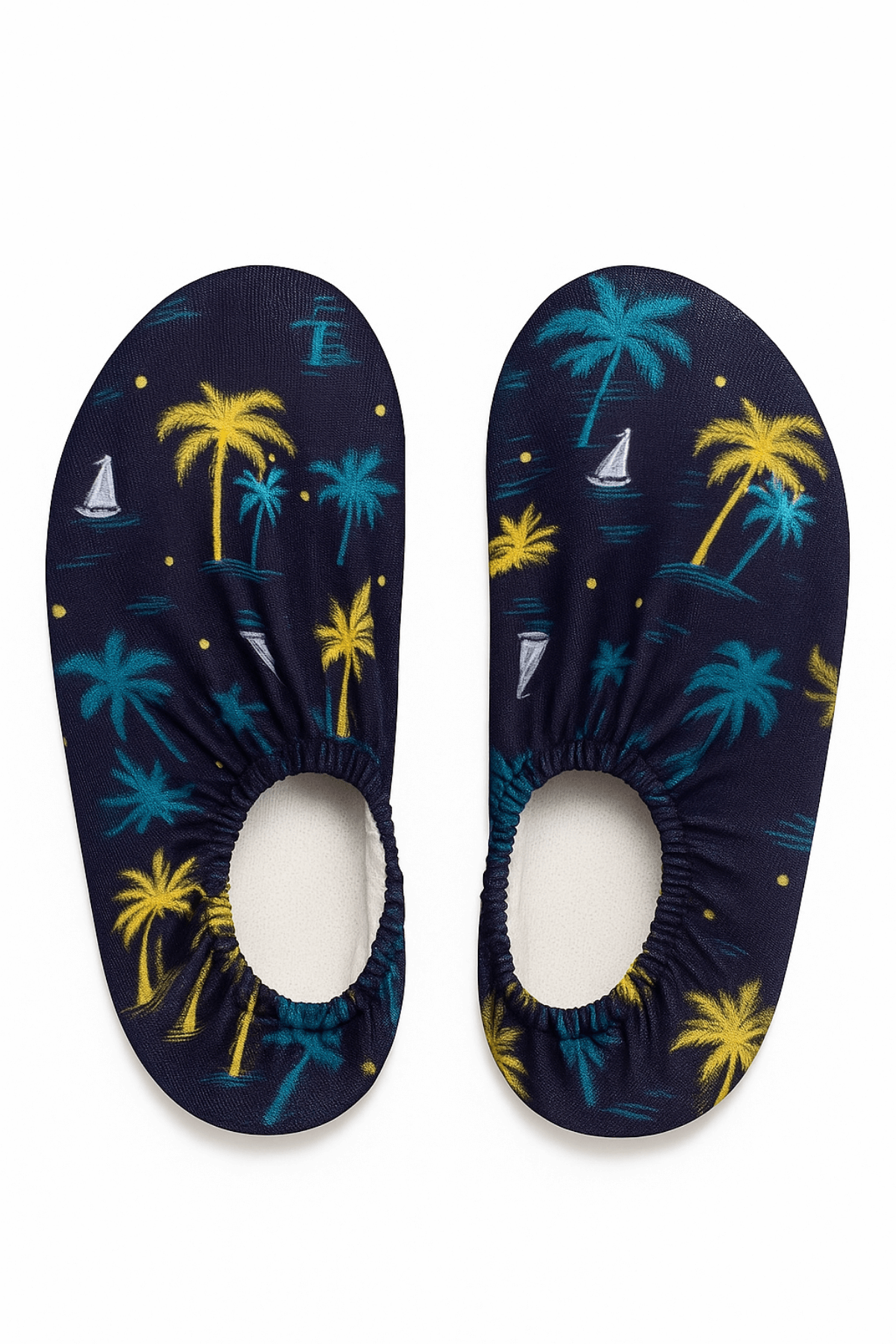 Palmiye desenli çocuk deniz ve havuz patiği