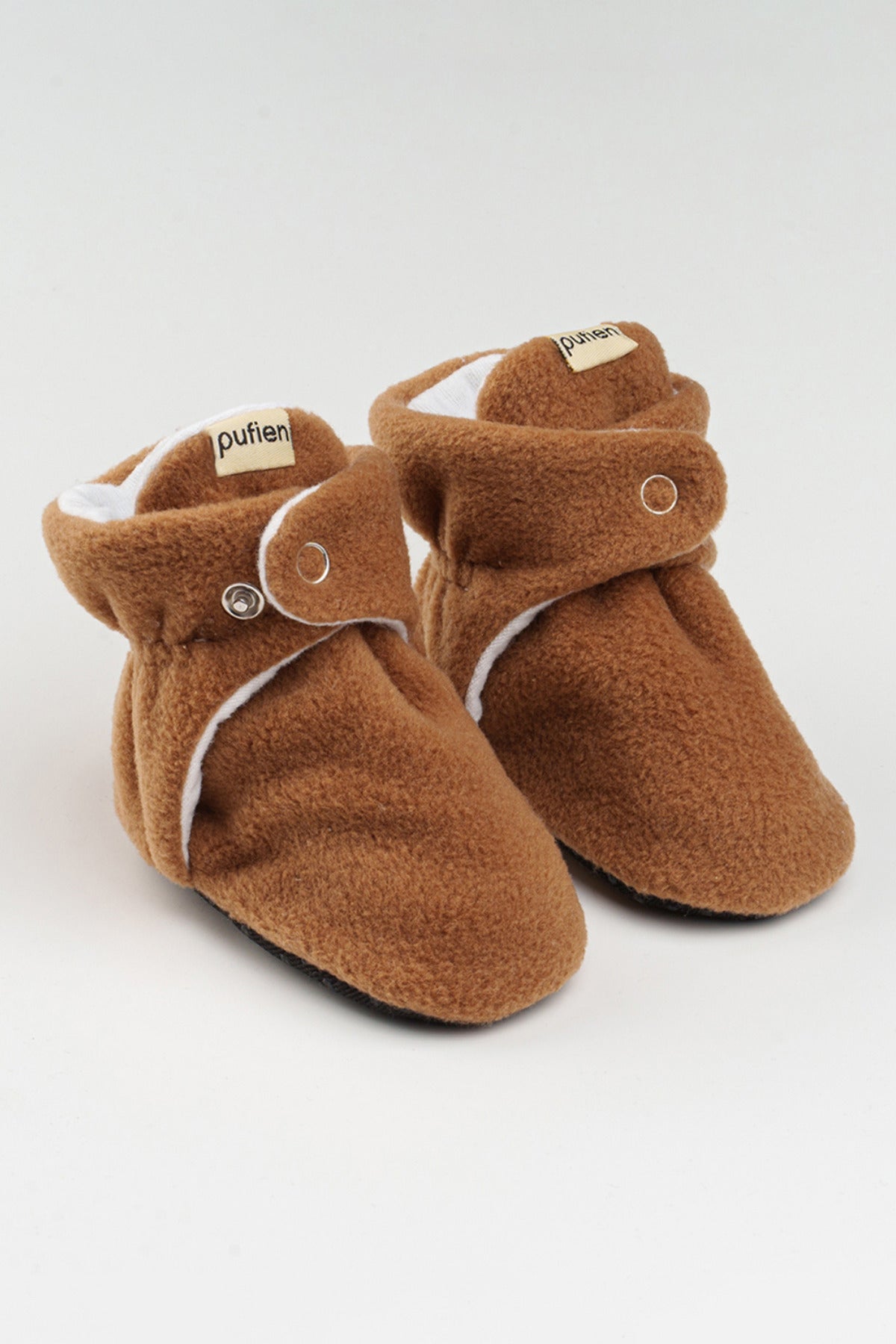 Bebek Panduf, Kahverengi Polar - Kaydırmaz Tabanlı