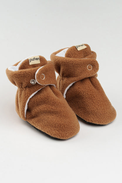 Bebek Panduf, Kahverengi Polar - Kaydırmaz Tabanlı