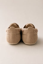 Süet Bağcıklı Bebek Loafer Ayakkabı