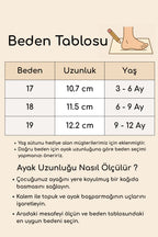 Bebek Sandalet, Yumuşak Tabanlı, Tüylü Bebek Terlik, Kışlık Bebek Ayakkabısı, Süet 3 - 9 Ay - Taba