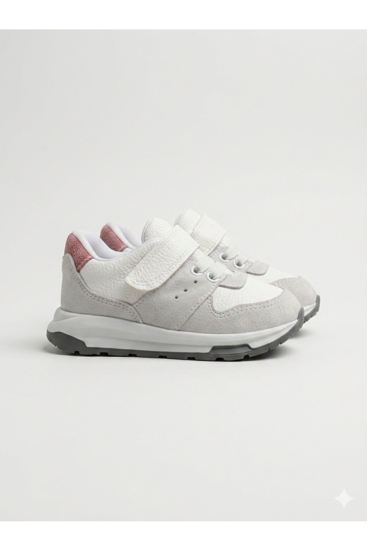 Beyaz Bebek Sneaker Hakiki Deri