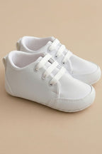 Beyaz Topuk Detaylı Bebek Sneaker