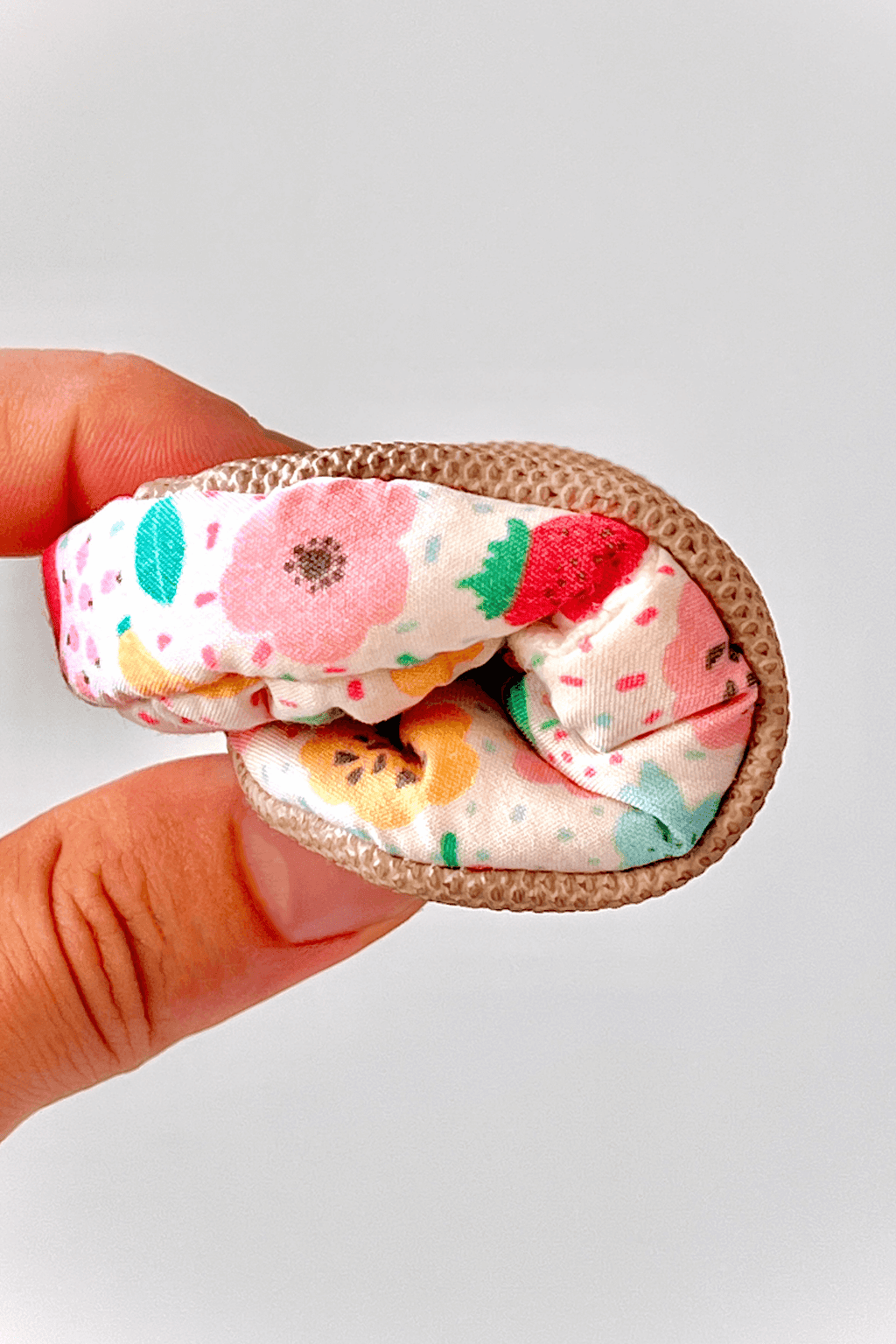 Nefes Alabilir Pamuk Yazlık Bebek Patiği – Çiçek ve Meyve Tasarımlı