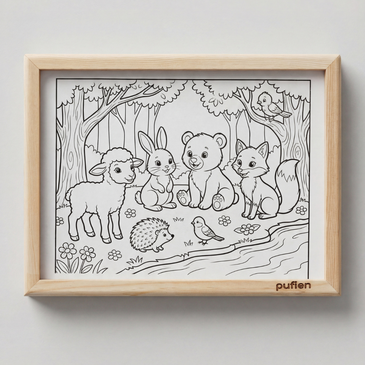 Akıllı Çocuk Resim Çerçevesi (Saklama Bölmeli)