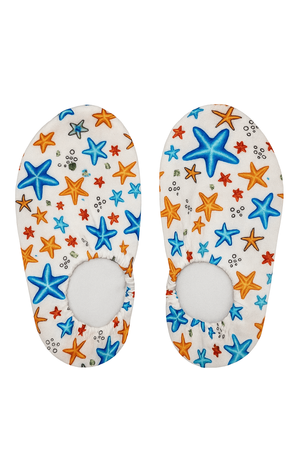 Deniz yıldızı desenli çocuk deniz ve havuz patiği