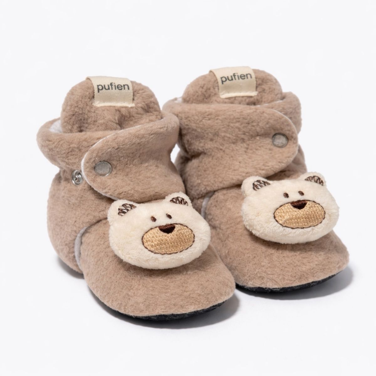 Bej Polar Panduf - Ayıcık Figürlü