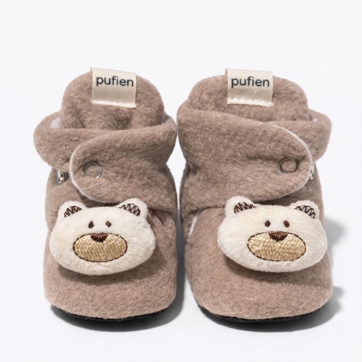 Bej Polar Panduf - Ayıcık Figürlü önden görünüm