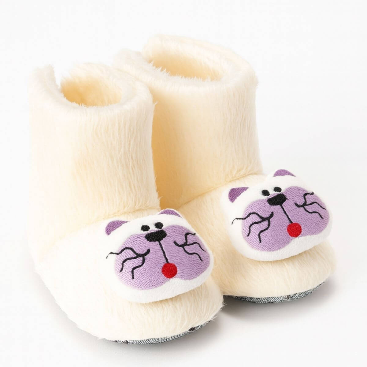  kedicik desenli peluş bot, çocuk ev botu