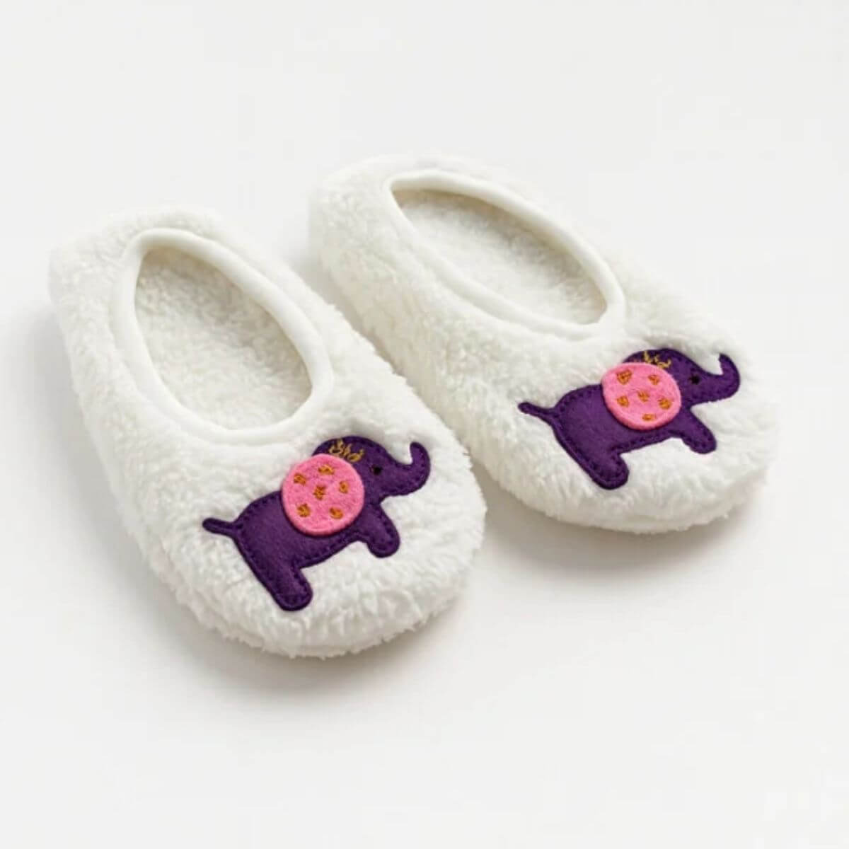 Fil Desenli Wellsoft Peluş Ev Patiği