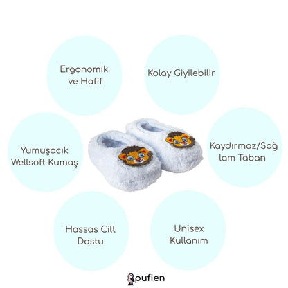 Aslan desenli ev patiği ürün özellikleri