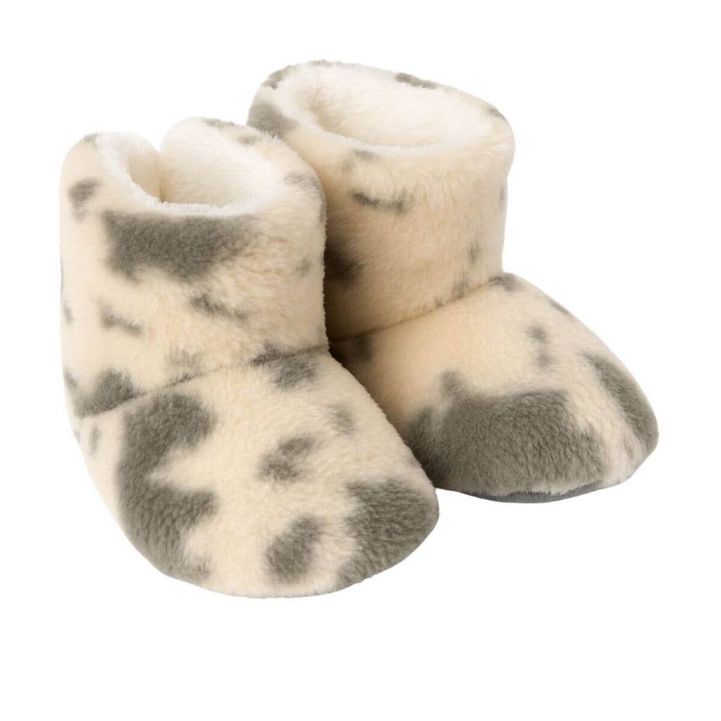 Haki inek desenli wellsoft kışlık ev botu, çocuk botu