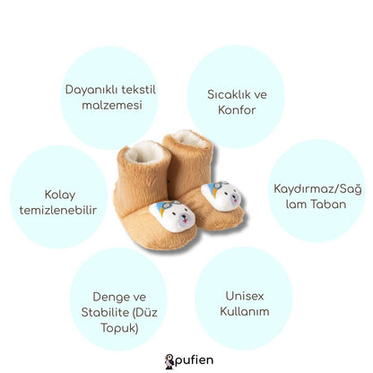 Bej renk ayıcık desenli ürün özellikleri