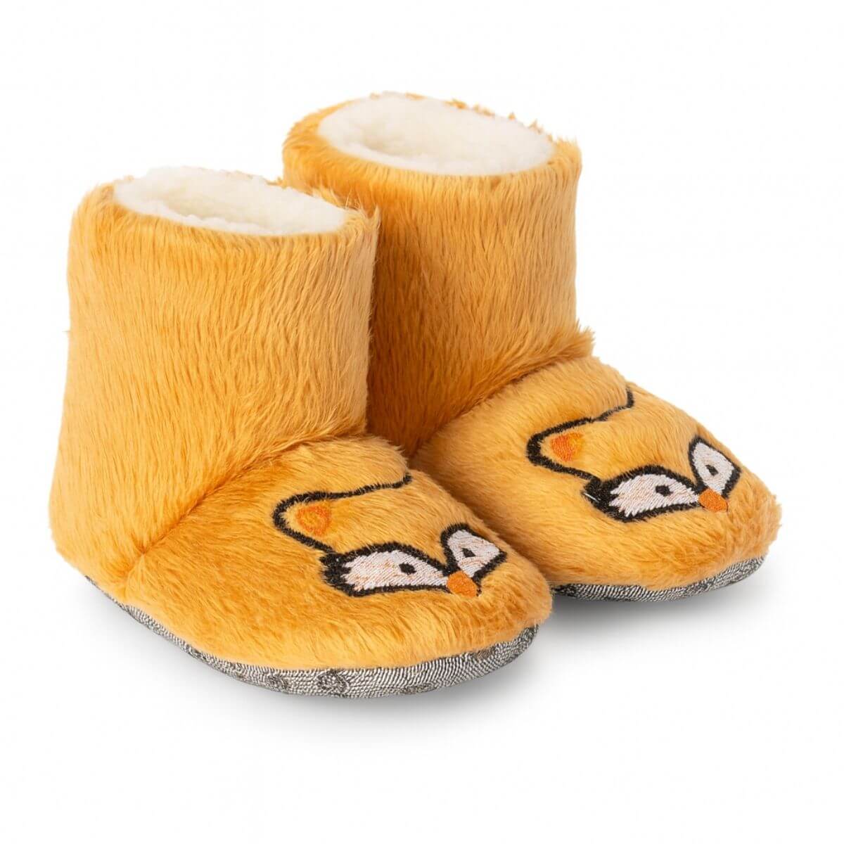  tilki desenli nakışlı ev botu, çocuk botu