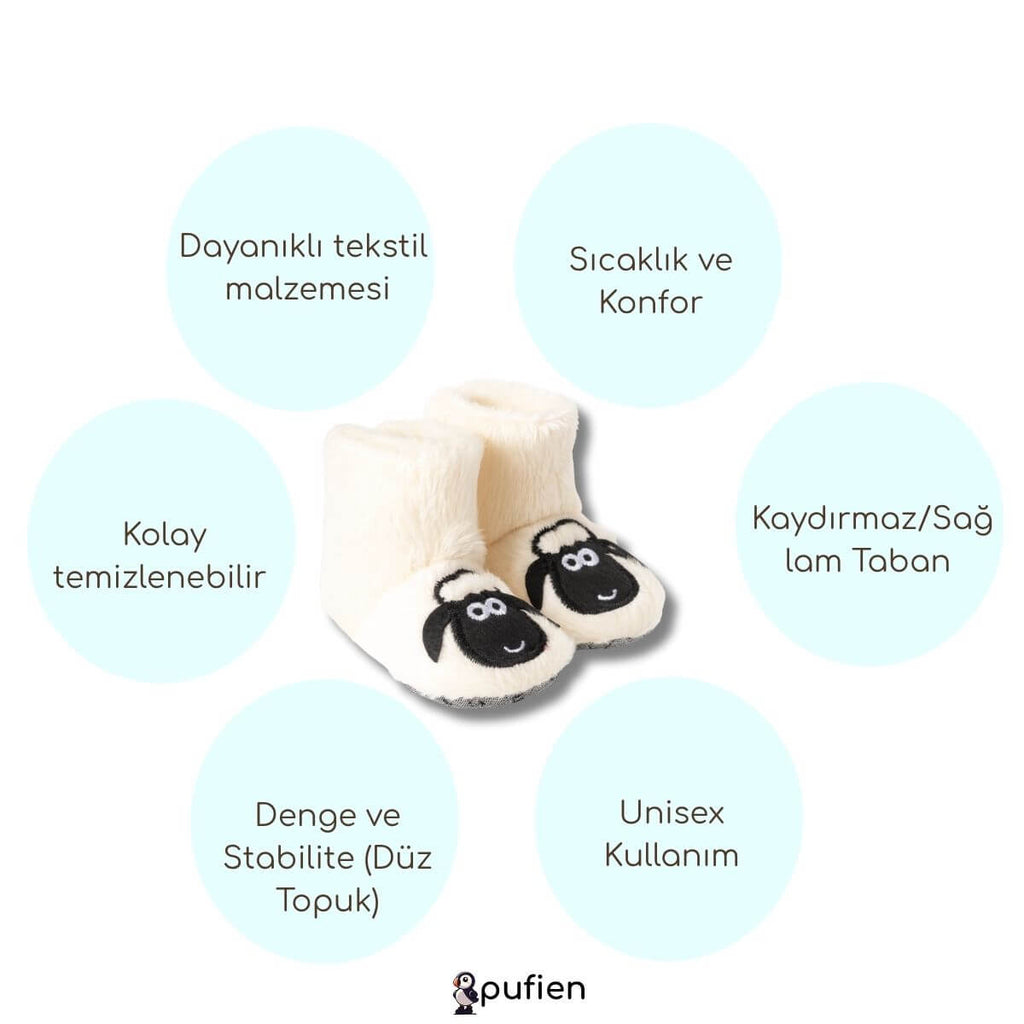 Kuzu desenli ev botu ürün özellikleri