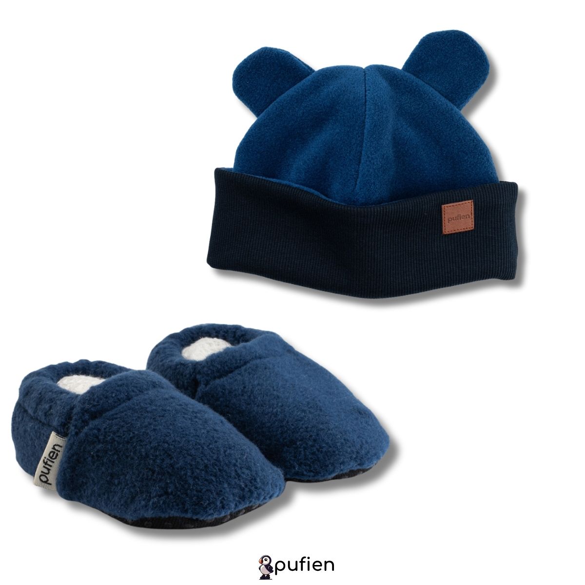 Lacivert Bere & Lacivert Kısa Polar Patik