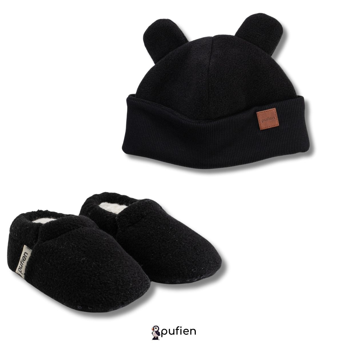 Siyah Bere & Siyah Polar Patik 