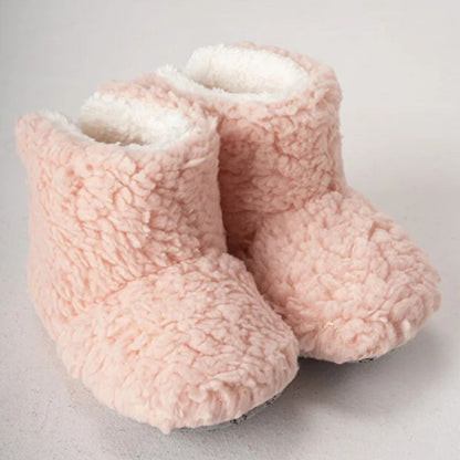 Yumuşak Kuzu Kumaşı Peluş Bot | Çocuklar için Ev Botu