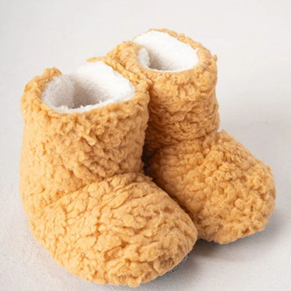 Yumuşak Kuzu Kumaşı Peluş Bot | Çocuklar için Ev Botu