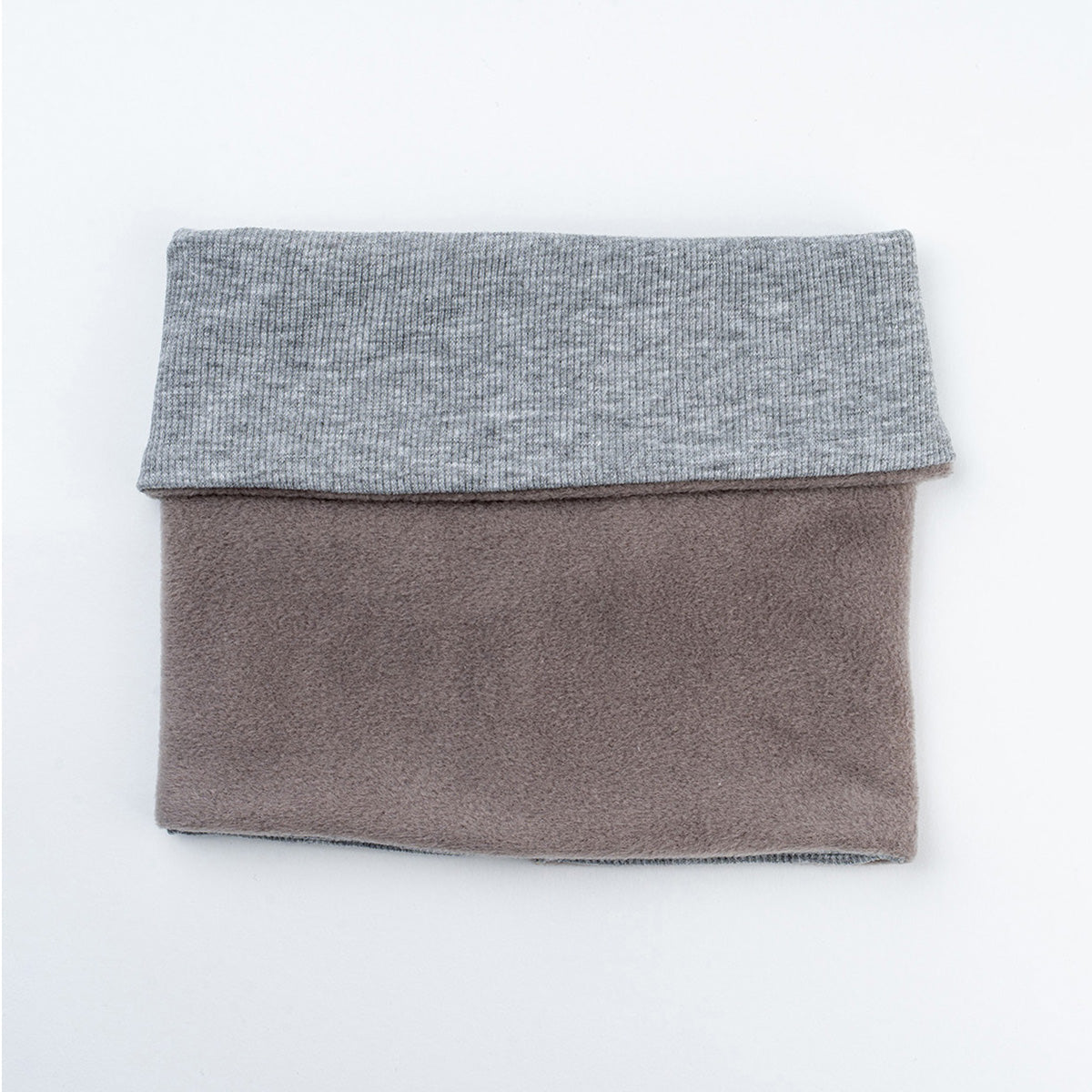 çift kat kaşkorse bebek gri önlük - pamuk 