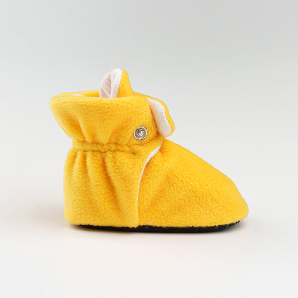 sarı - polar bebek panduf yandan görüünüm