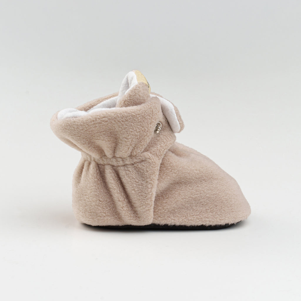 bej polar panduf yandan görünüm