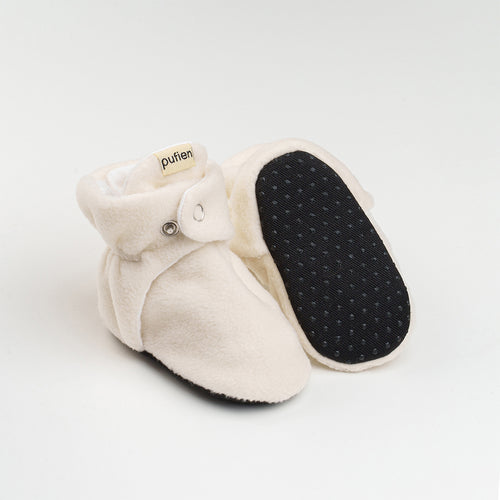 kaydırmaz beyaz polar panduf