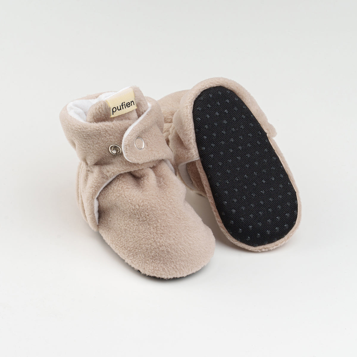 kaydırmaz bej polar panduf