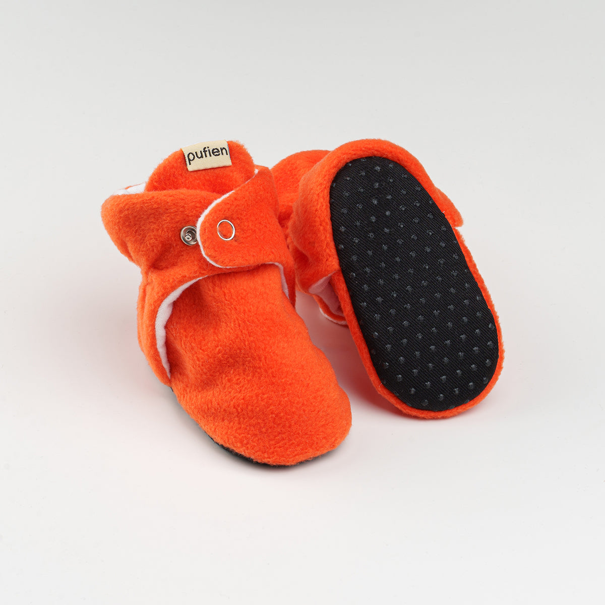 kaydırmaz turuncu polar bebek panduf