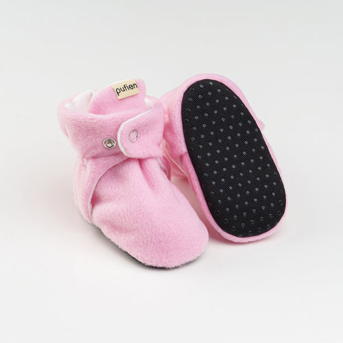 kaydırmaz pembe polar panduf