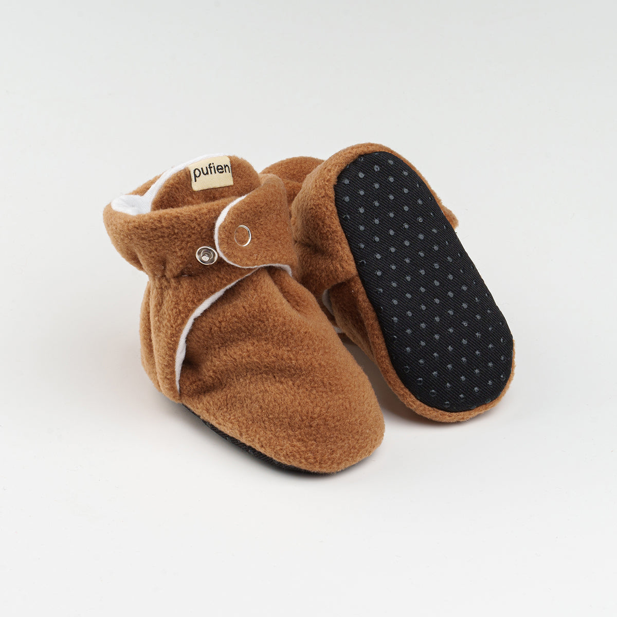 kaydırmaz kahverengi polar panduf