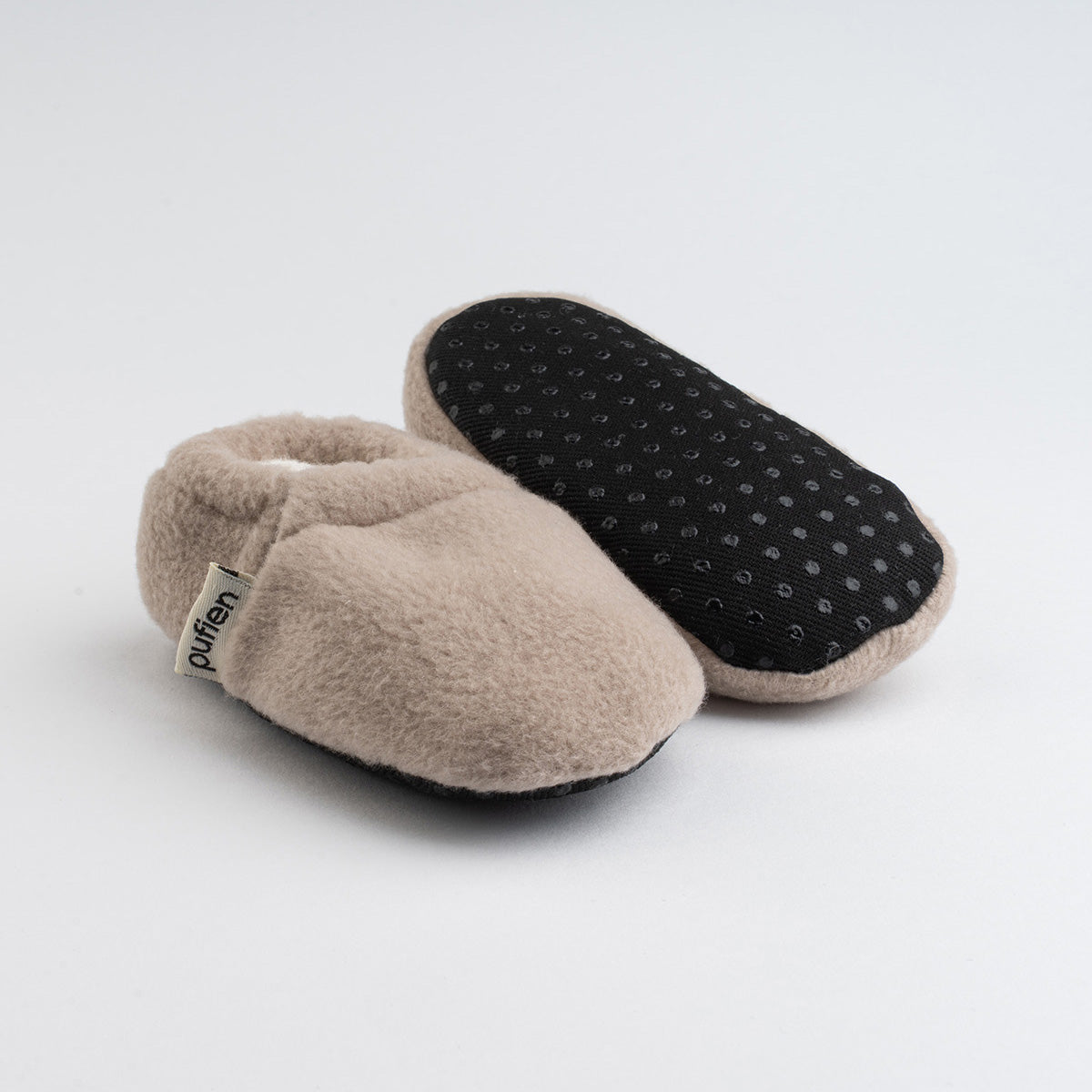 kaydırmaz polar kısa patik - vizon