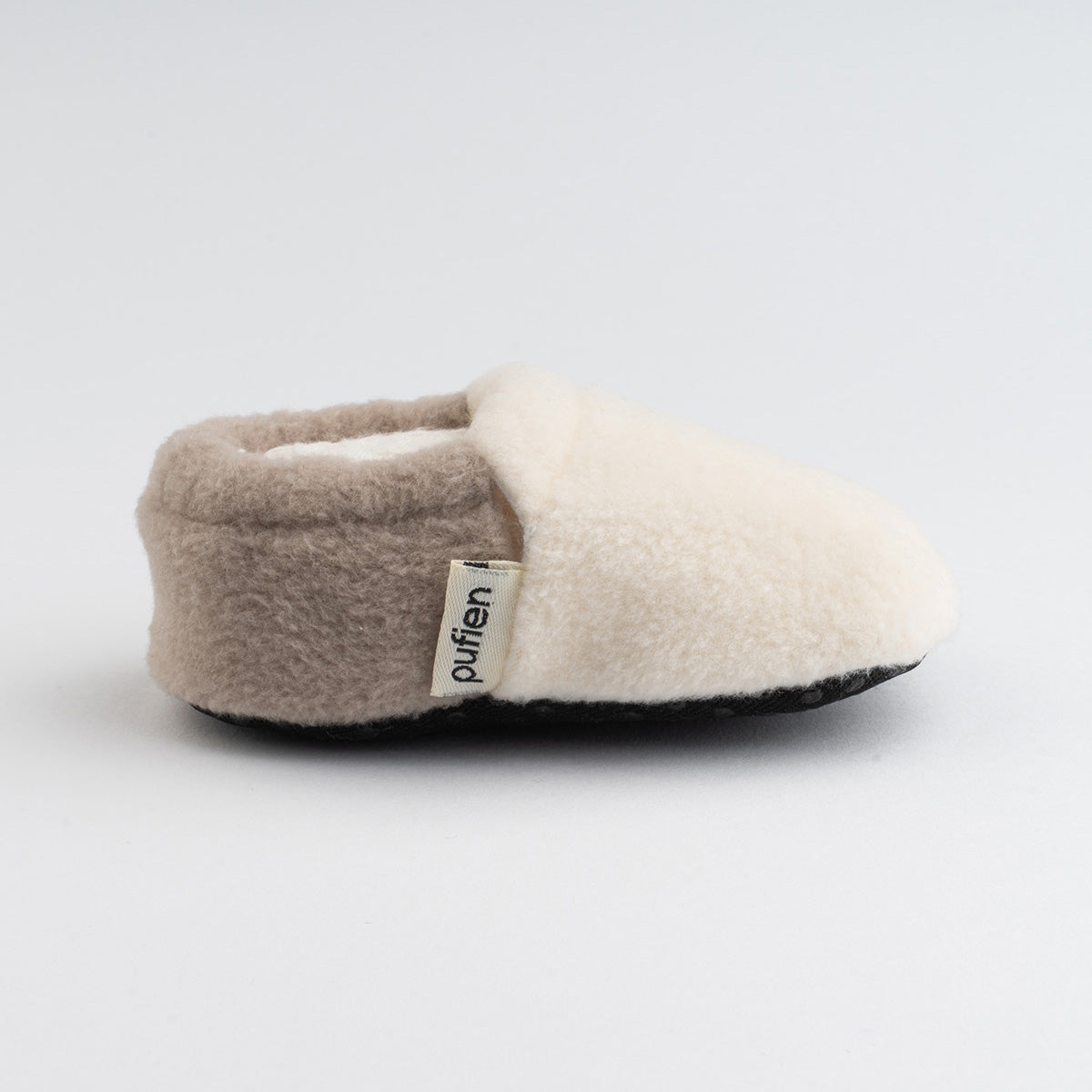 vizon - beyaz kısa polar patik