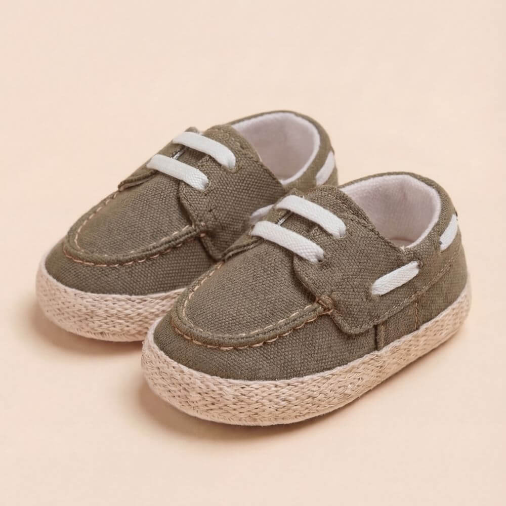Bağcıklı Vizon Günlük Bebek Sneaker Ayakkabı - Pufien