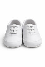 Beyaz Bağcıklı Bebek Sneaker — Beyaz