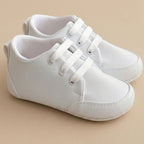 Bebek Ayakkabısı, Sneaker İlk Adım Ayakkabı, Bebek Patik, Ev Ayakkabısı - Beyaz - Pufienpixa