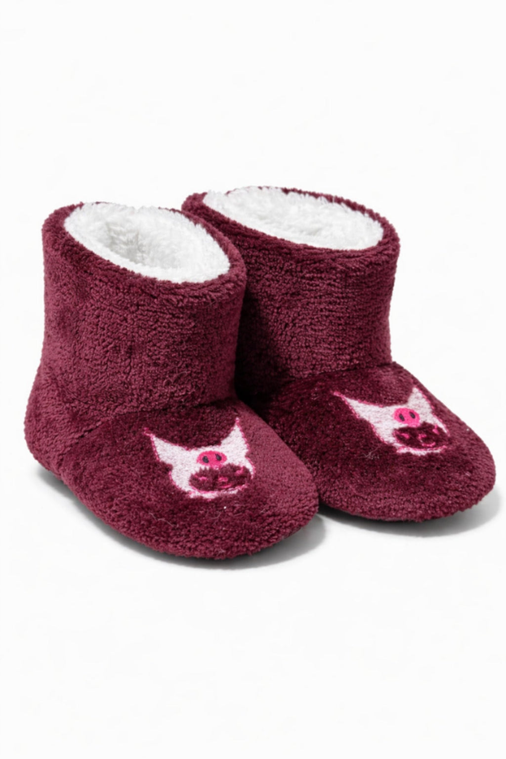 Bebek & Çocuk Kaydırmaz Tabanlı Ev Botu / Panduf / Kışlık Peluş Bot / Sevimli Desen - PufienPanduf