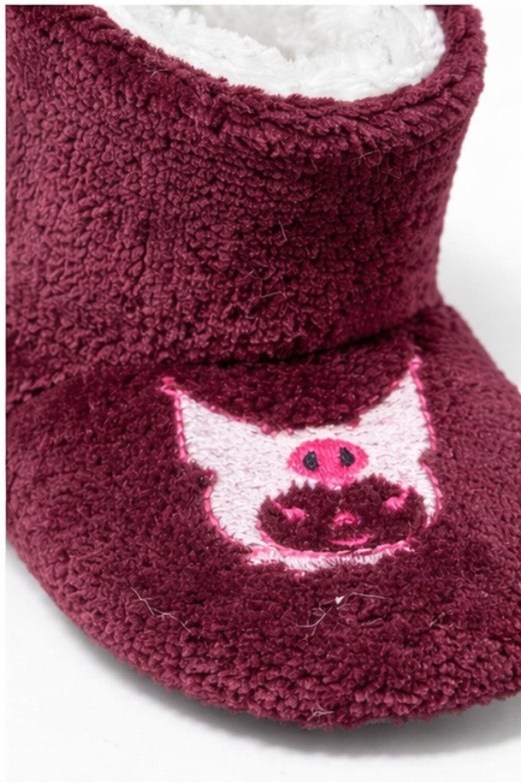Bebek & Çocuk Kaydırmaz Tabanlı Ev Botu / Panduf / Kışlık Peluş Bot / Sevimli Desen - PufienPanduf