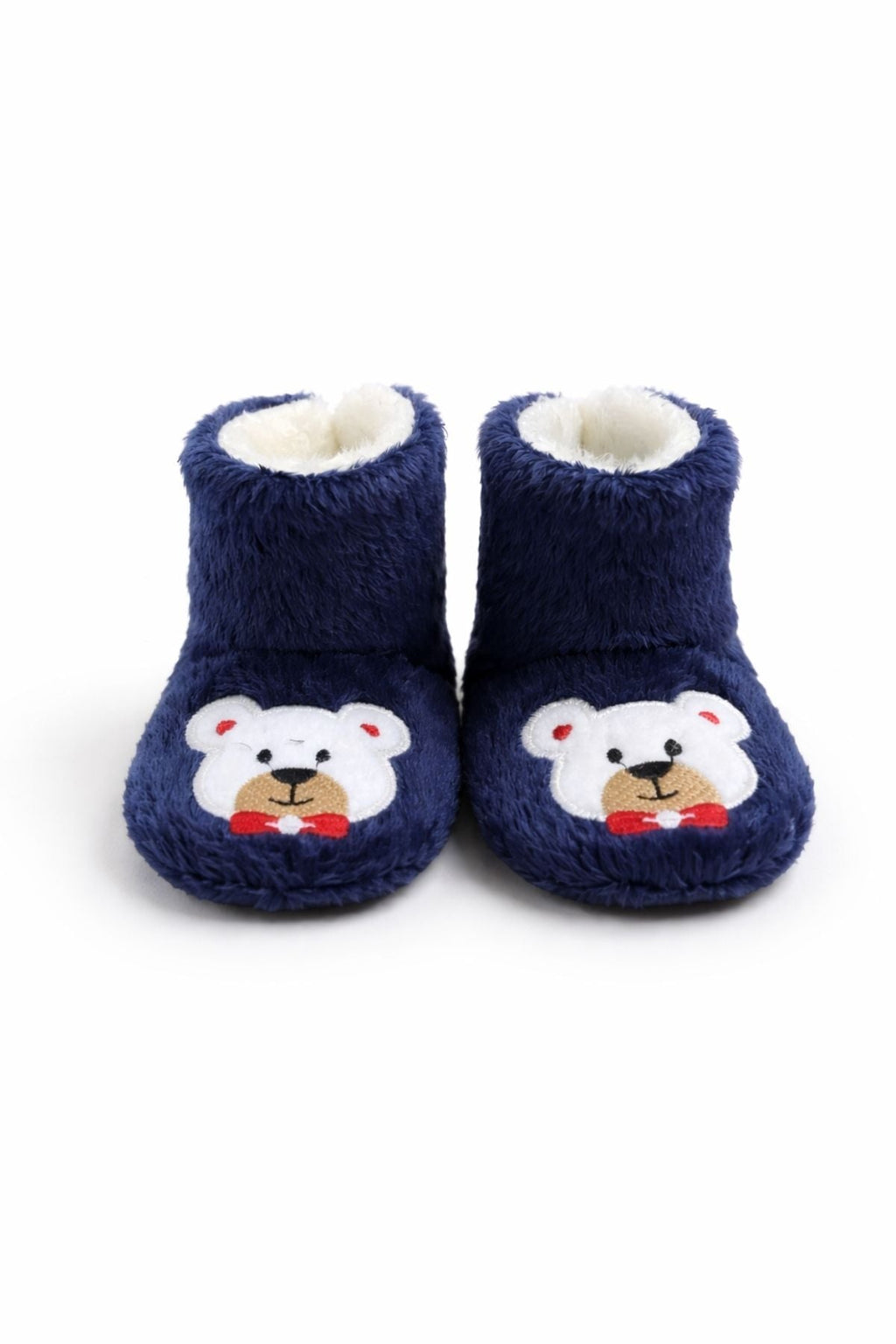 Bebek & Çocuk Kaydırmaz Tabanlı Ev Botu / Panduf / Kışlık Peluş Bot / Sevimli Desen - PufienPanduf