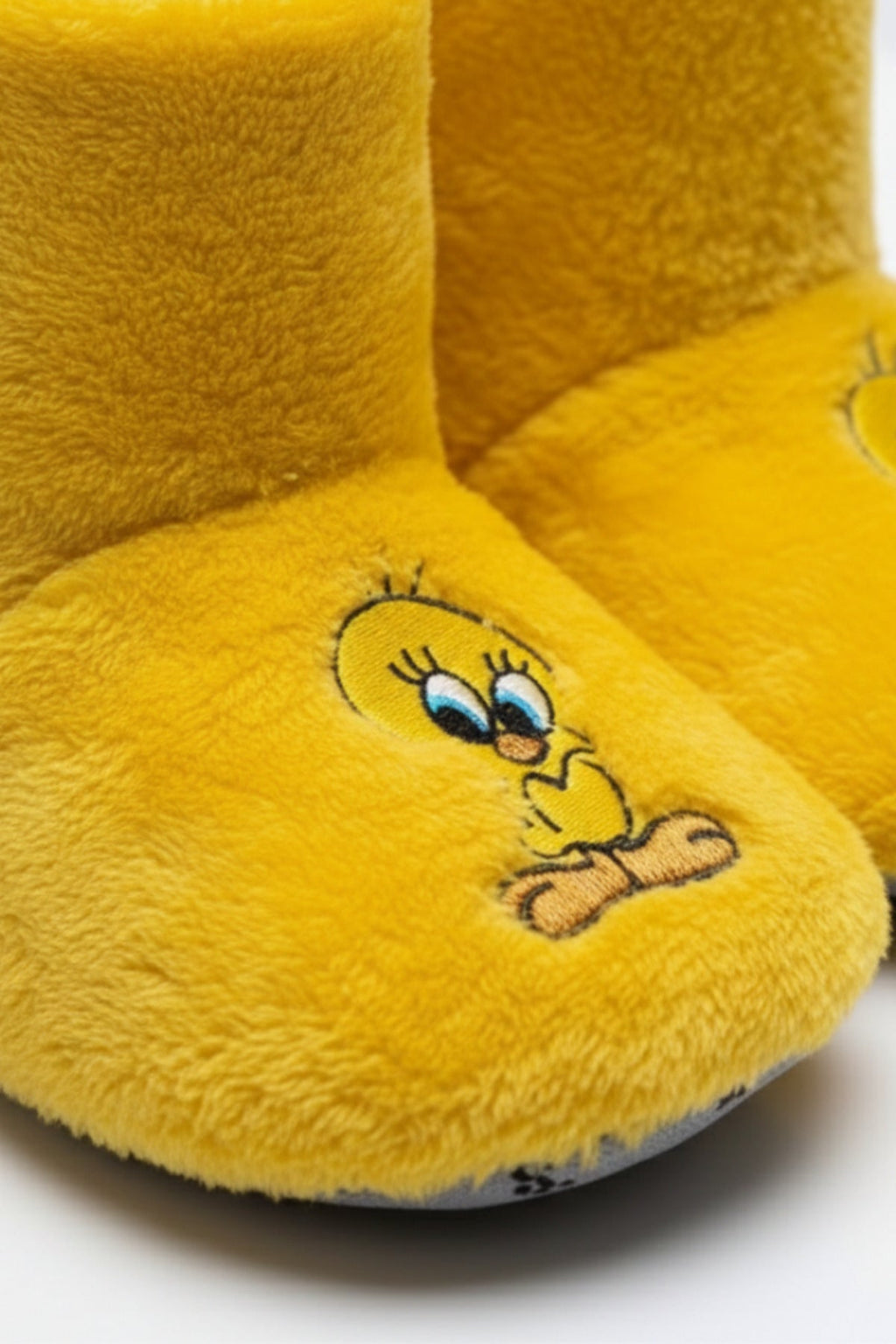 Bebek & Çocuk Kaydırmaz Tabanlı Ev Botu / Panduf / Kışlık Peluş Bot / Sevimli Desen - PufienPanduf