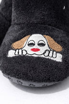 Bebek & Çocuk Kaydırmaz Tabanlı Ev Botu / Panduf / Kışlık Peluş Bot / Sevimli Desen - PufienPanduf