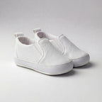 Beyaz Slip-On Bebek Ayakkabı - Pufien
