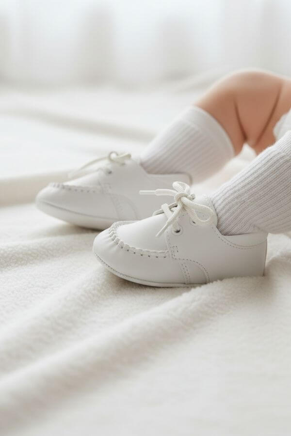 deri beyaz ayakkabı