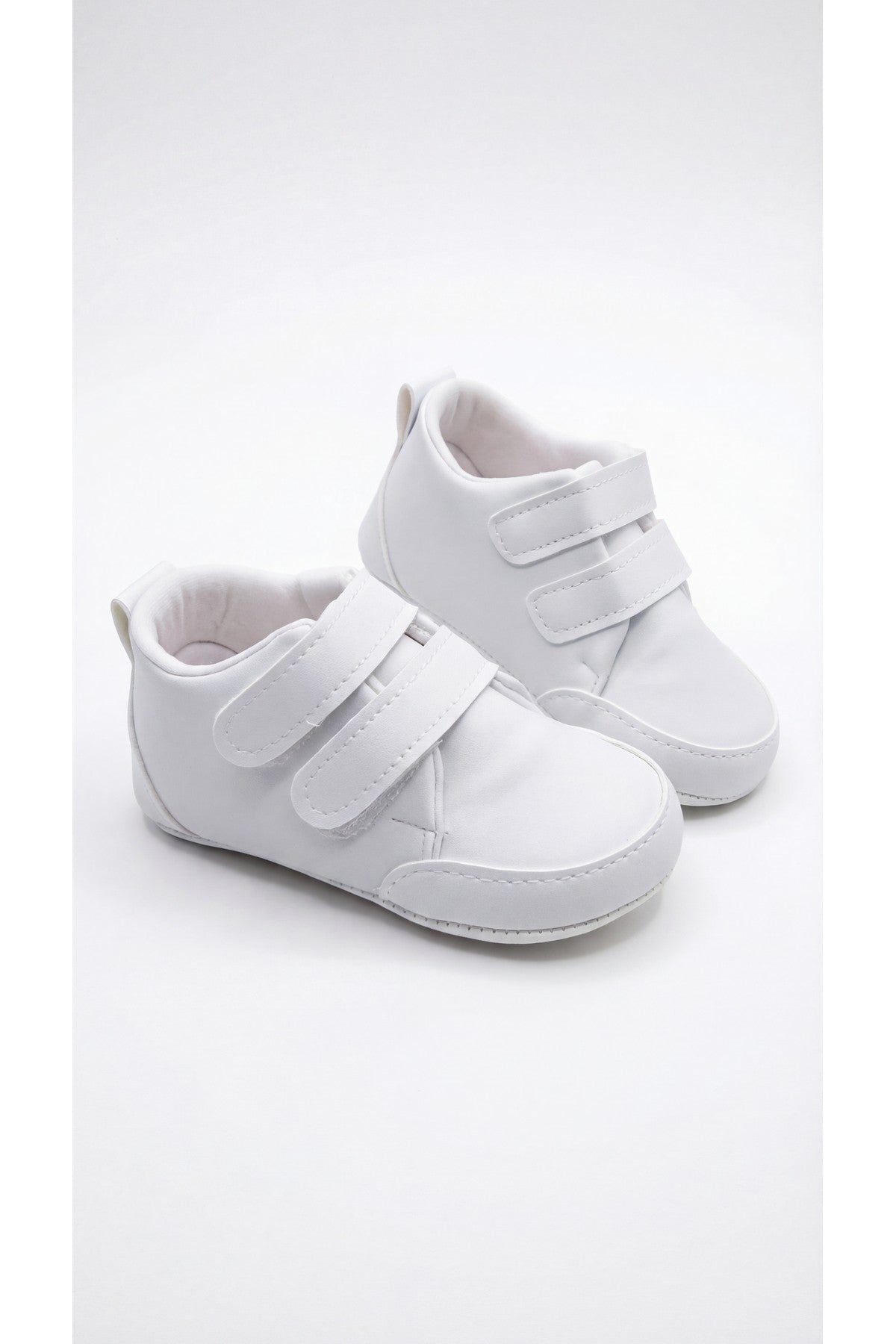 Çift Cırt Cırtlı Bebek Sneaker Ayakkabı — Beyaz