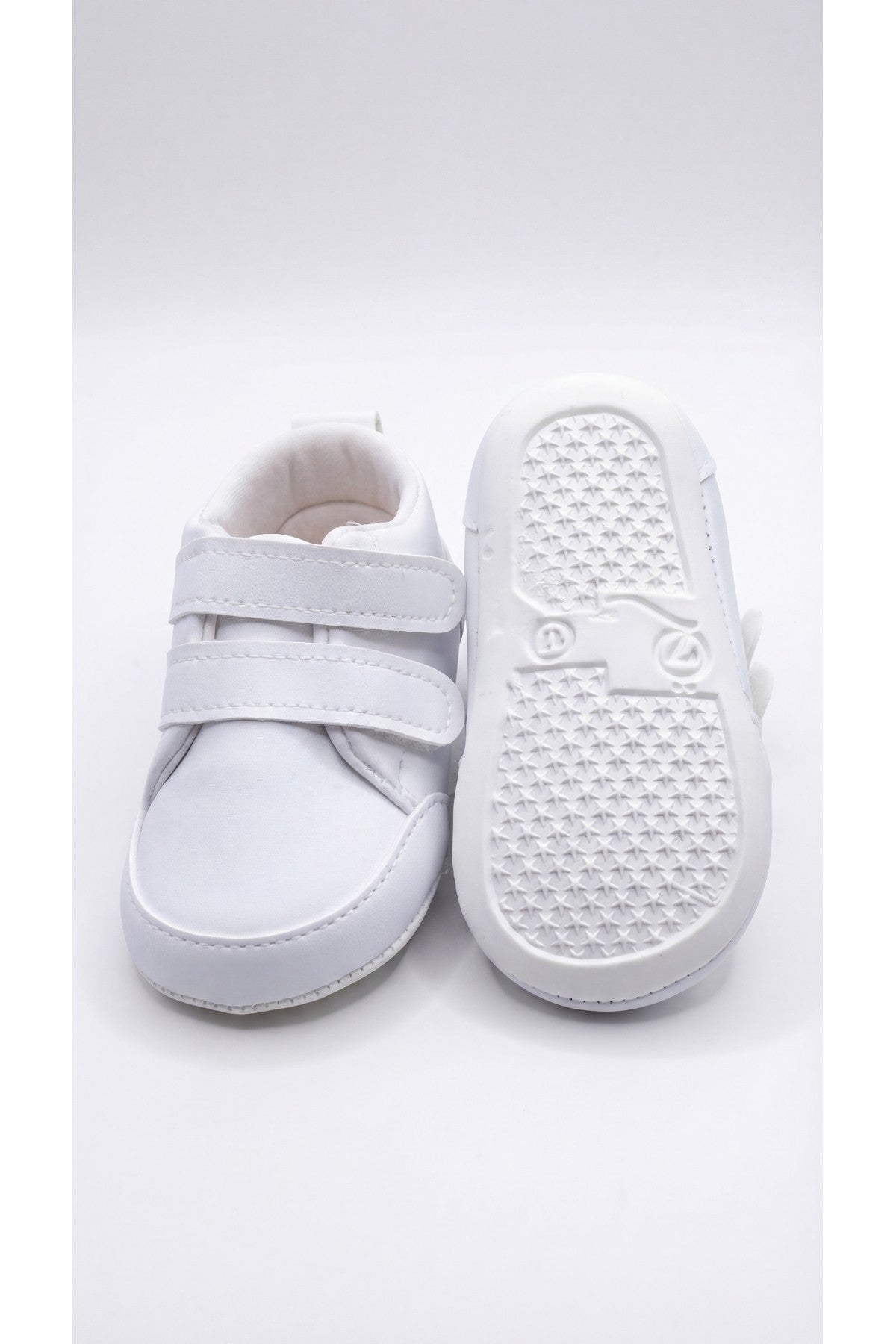 Çift Cırt Cırtlı Bebek Sneaker Ayakkabı — Beyaz