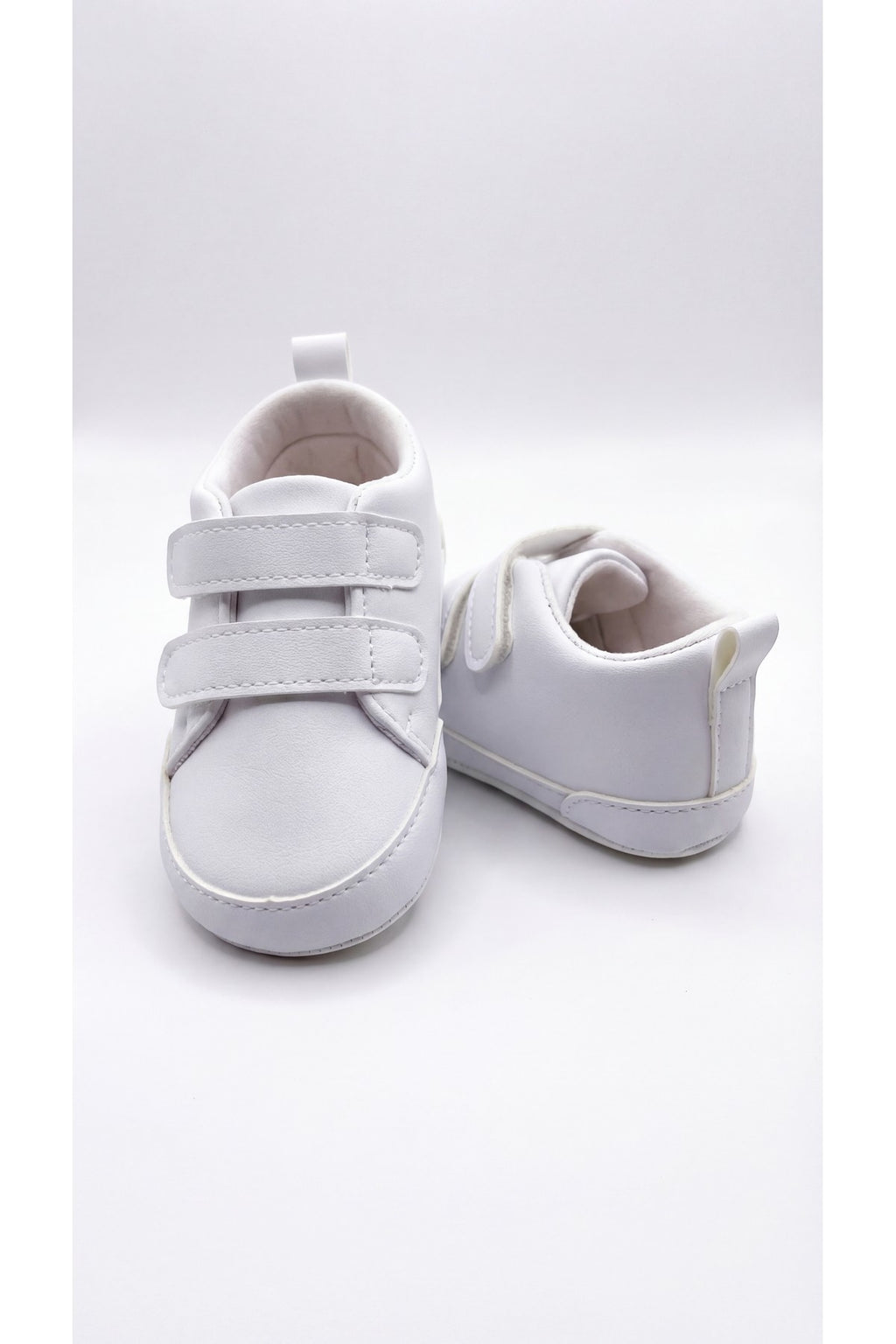 Çift Cırt Cırtlı Bebek Sneaker Ayakkabı — Beyaz